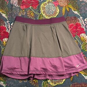 Nike Women's Two-Tone Skirt - Gray and Purple
